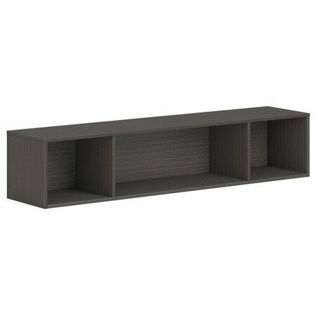 THE HON CO Storage, Wall-mounted, Open, 66inx14inx13-1/2in, Slate Teak HONPLWMH66LS1